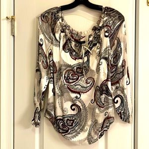 NWOT WHBM XS BLOUSE